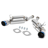 2003-2009 Nissan 350Z / G35 Axleback Exhaust Dual Burnt Tip Stainless Steel