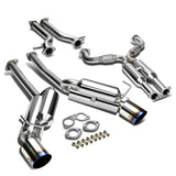 2009-2016 Nissan 370Z Catback Exhaust Dual Burnt Tip Stainless Steel