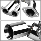 09-16 Nissan 370Z Dual Rolled Tip Catback Exhaust Stainless Steel