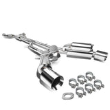 09-18 Nissan 370Z Catback Exhaust System Dual Rolled Tip Stainless Steel