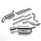 09-18 Nissan 370Z Catback Exhaust System Dual Rolled Tip Stainless Steel