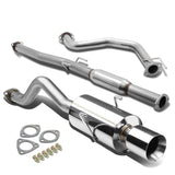 94-01 Acura Integra Catback Exhaust Single Rolled Tip Stainless Steel
