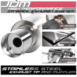 2002-2006 Acura RSX Catback Exhaust System Single Tip Stainless Steel