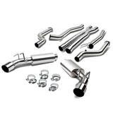 2011-2015 Chevrolet Camaro 6.2L V8 Dual Tip Catback Exhaust Stainless Steel