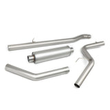 2005-2007 Dodge Dakota Catback Exhaust System Single Tip Stainless Steel