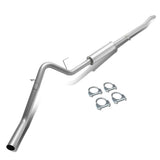 2008-2012 Dodge Dakota Catback Exhaust Single Tip Stainless Steel
