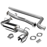 2000-2005 Dodge Neon Single Rolled Tip Catback Exhaust Stainless Steel