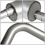 10-14 Ford F-150 6.2L Extended Cab Single Tip Catback Exhaust - Stainless Steel