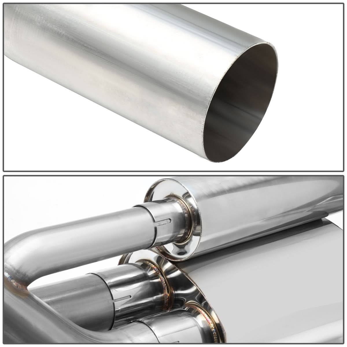 2016-2018 Ford Focus RS Catback Exhaust System Stainless Steel