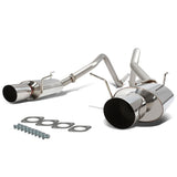 11-14 Ford Mustang 3.7L V6 Dual Tip Catback Exhaust Stainless Steel