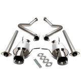 2011-2014 Ford Mustang 3.7L V6 Catback Exhaust Dual Rolled Tip Stainless Steel