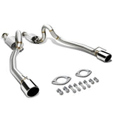 1996-2004 Ford Mustang V8 Catback Exhaust Dual Round Tip Stainless Steel