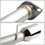 1996-2004 Ford Mustang V8 Dual Rolled Tip Catback Exhaust - Stainless Steel