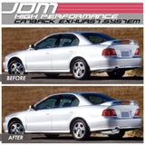 1999-2003 Mitsubishi Galant Single Tip Catback Exhaust Stainless Steel