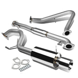 1999-2003 Mitsubishi Galant Single Rolled Tip Catback Exhaust Stainless Steel