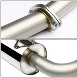 2003-2006 Honda Accord 2DR Single Rolled Tip Catback Exhaust Stainless Steel