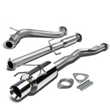 94-97 Honda Accord Single Rolled Tip Catback Exhaust Stainless Steel