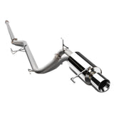 98-02 Honda Accord Single Rolled Tip Catback Exhaust Stainless Steel