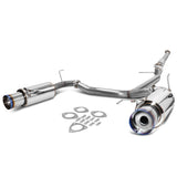 98-02 Honda Accord V6 Dual Burnt Tip Catback Exhaust Stainless Steel