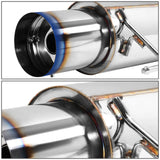 98-02 Honda Accord V6 Dual Burnt Tip Catback Exhaust Stainless Steel