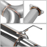 98-02 Honda Accord V6 Dual Burnt Tip Catback Exhaust Stainless Steel