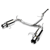 98-02 Honda Accord V6 Dual Rolled Tip Catback Exhaust Stainless Steel
