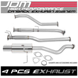 01-05 Honda Civic DX/LX Catback Exhaust Single Tip Stainless Steel
