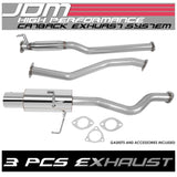 01-05 Honda Civic EX Catback Exhaust Single Tip Stainless Steel
