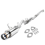 2001-2005 Honda Civic Single Burnt Tip Catback Exhaust Stainless Steel