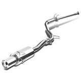 06-08 Honda Civic EX Single Tip Catback Exhaust - Stainless Steel