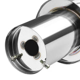06-08 Honda Civic EX Single Tip Catback Exhaust - Stainless Steel