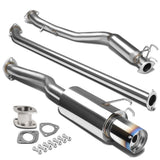 06-08 Honda Civic EX Catback Exhaust Single Burnt Tip Stainless Steel