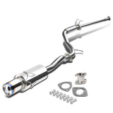 06-08 Honda Civic EX Catback Exhaust Single Burnt Tip Stainless Steel