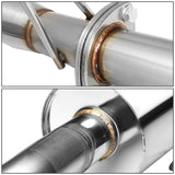 06-08 Honda Civic EX Catback Exhaust Single Burnt Tip Stainless Steel