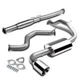 1988-1991 Honda Civic Single Rolled Tip Catback Exhaust Stainless Steel
