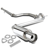 88-91 Honda Civic 4-Door Catback Exhaust Single Tip Stainless Steel
