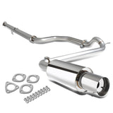 88-91 Honda Civic 4-Door Catback Exhaust Single Tip Stainless Steel