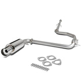 88-91 Honda Civic 4-Door Catback Exhaust Single Tip Stainless Steel