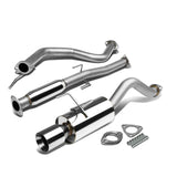 92-95 Honda Civic 3-Door Catback Exhaust Single Rolled Tip Stainless Steel