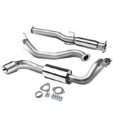 88-91 Honda CRX Catback Exhaust Single Rolled Tip Stainless Steel