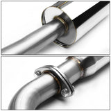 88-91 Honda CRX Catback Exhaust Single Rolled Tip Stainless Steel