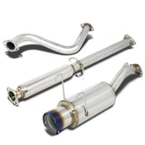 1993-1997 Honda Del Sol Catback Exhaust Single Burnt Tip Stainless Steel