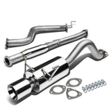 1993-1997 Honda Del Sol Single Rolled Tip Catback Exhaust - Stainless Steel