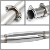 97-01 Honda Prelude Single Burnt Tip Catback Exhaust Stainless Steel