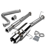 1997-2001 Honda Prelude Single Rolled Tip Catback Exhaust - Stainless Steel