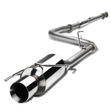 1997-2001 Honda Prelude Single Rolled Tip Catback Exhaust - Stainless Steel