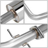 2001-2005 Lexus IS300 Catback Exhaust Single Burnt Tip Stainless Steel