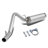 2000-2006 Jeep Wrangler Single Catback Exhaust System Stainless Steel