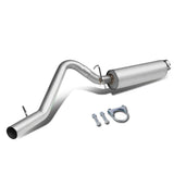 2000-2006 Jeep Wrangler Single Catback Exhaust System Stainless Steel