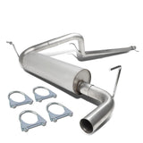 2012-2017 Jeep Wrangler Single Catback Exhaust System Stainless Steel